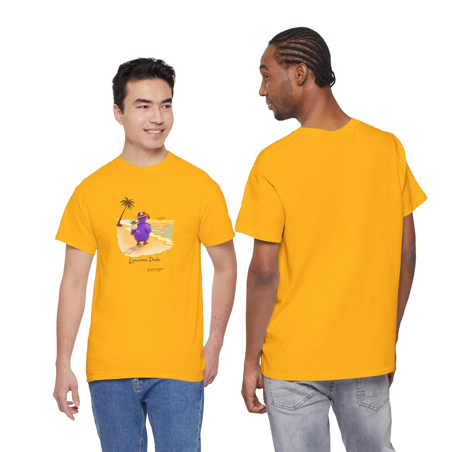 Copy of T-shirt "Lonesome Dodo", Confort Coton, Sobre, Elégant, Souvenir Unique, Cadeau, Unisexe, Esprit Voyageur, Adulte