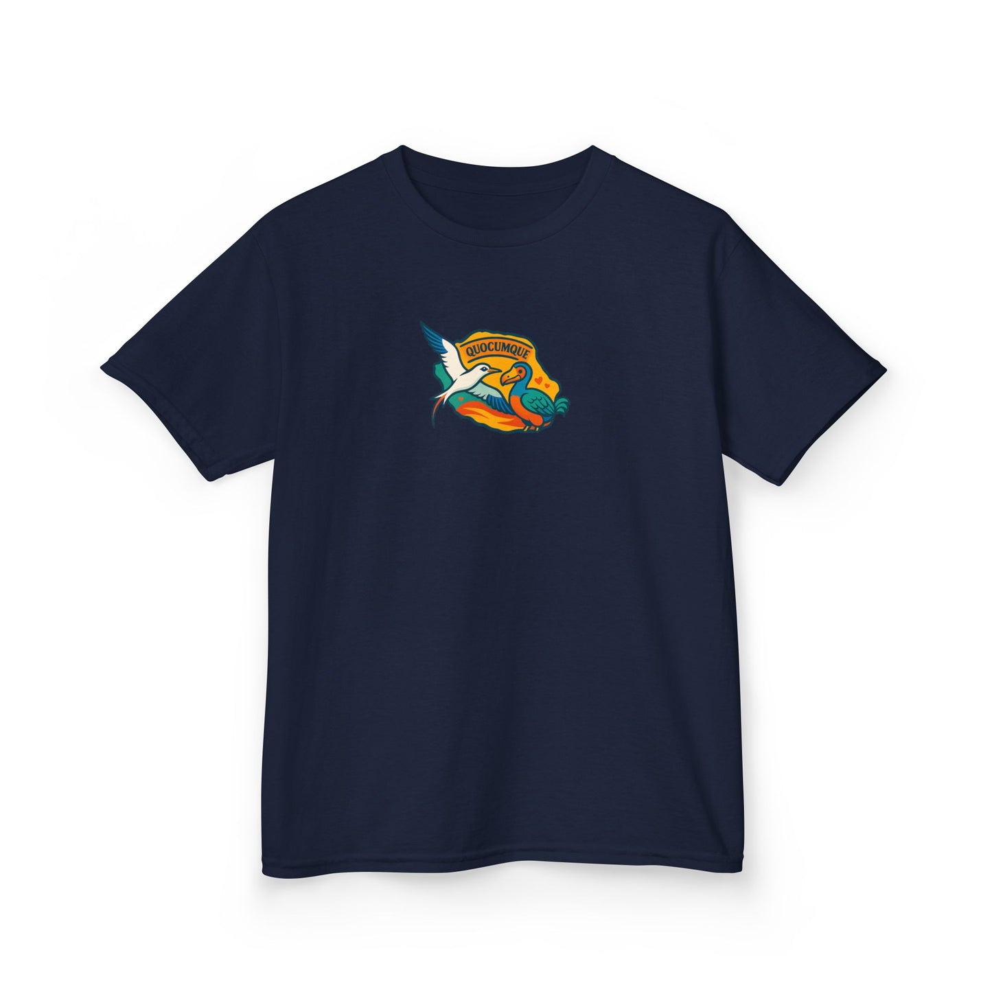 T-shirt Animal "Dodo Paille En Queue" Pour Marmailles, Île de La Réunion, Douceur Coton, Style Unique, Cadeau Parfait, Quocumque, Vêtement Enfant Ado