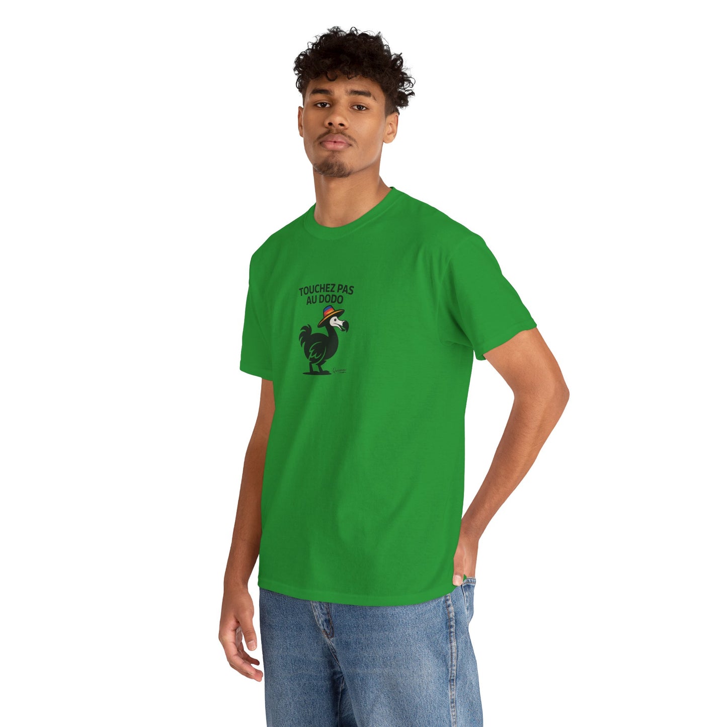 T-shirt Quocumque, " Touchez pas au Dodo ", Confort, Souvenir Unique, Cadeau, Unisexe, Délicatesse, Homme, Femme, Adulte, Sportif, Liberté, Détente