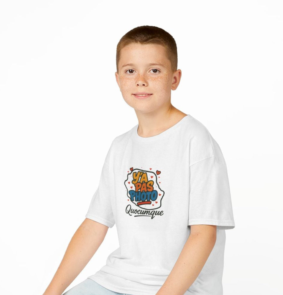 T-shirt Île de La Réunion, Douceur Coton,  Pour les enfants de 5-6 ans( Taille XS), Pour les 7-8 ans( taille S), Pour les 9-10 ans( taille M), Pour les 11-12 ans( taille L), Pour les 13-14 ans( taille XLS)