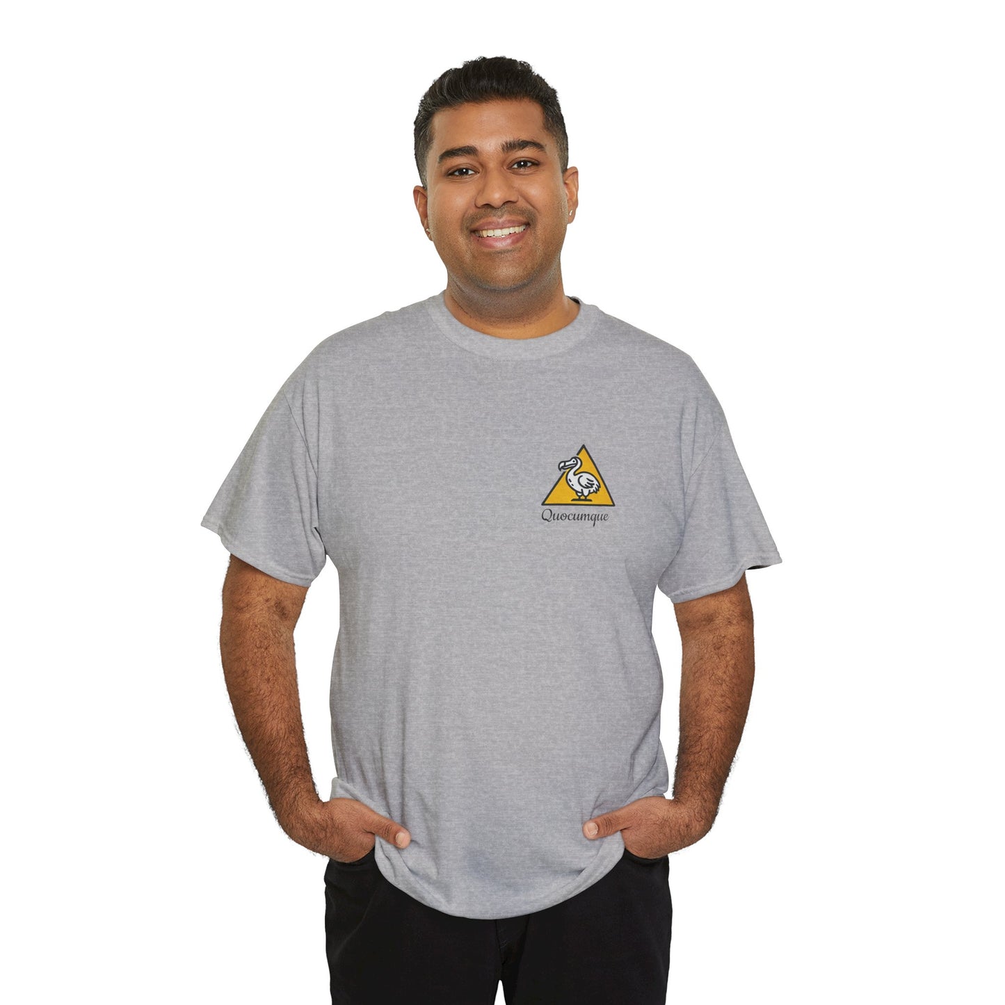 T-shirt Quocumque, "Dodo", Île de La Réunion, Poissons, Confort Coton, Elégant, Souvenir Unique, Cadeau, Unisexe, Esprit Voyageur, Créole, Bourbon