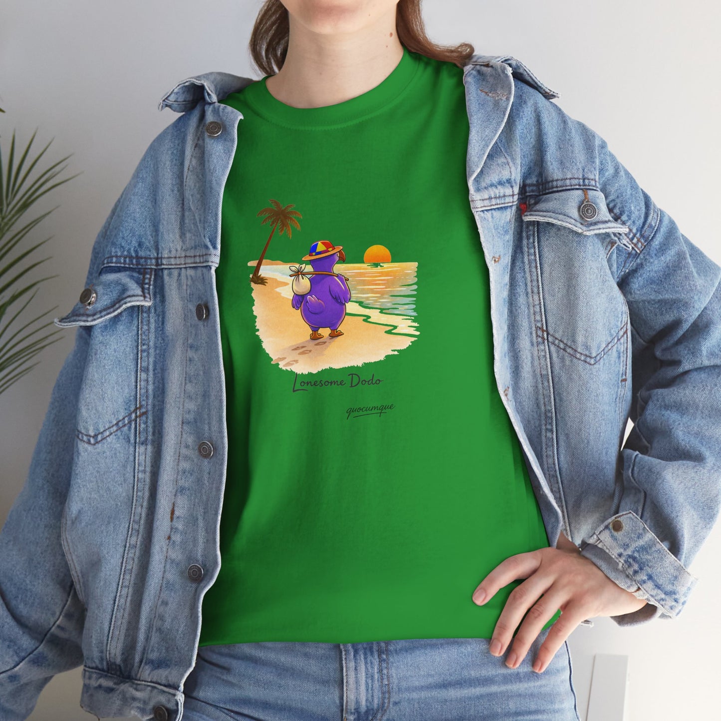 Copy of T-shirt "Lonesome Dodo", Confort Coton, Sobre, Elégant, Souvenir Unique, Cadeau, Unisexe, Esprit Voyageur, Adulte