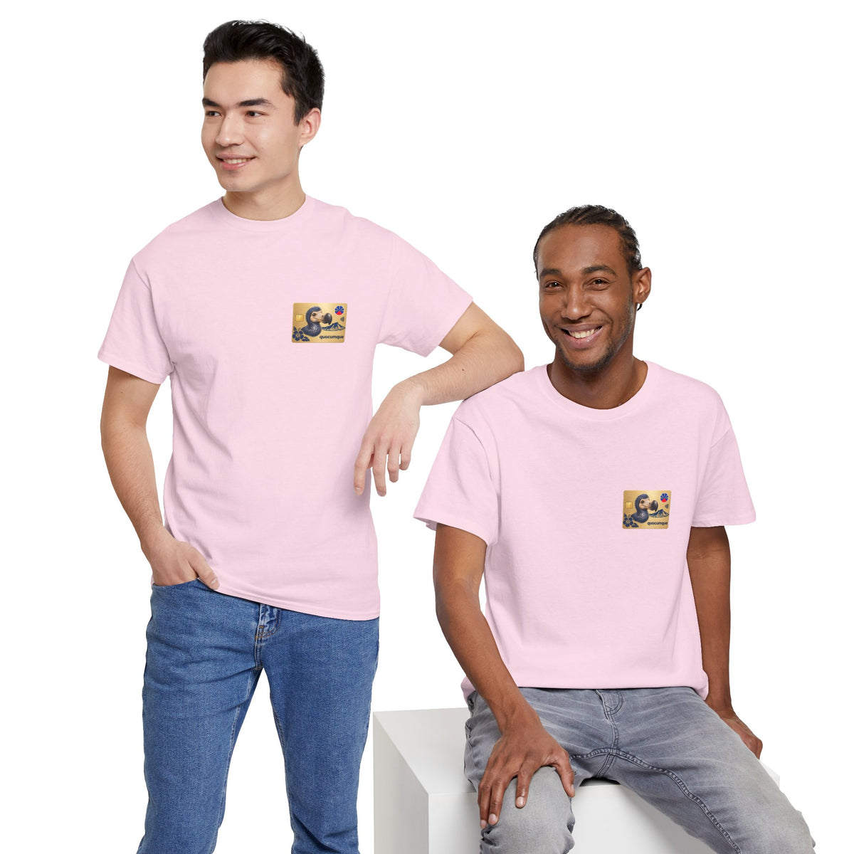 T-shirt "Quocumque Gold", Exotisme, Destination Île de La Réunion, Confort Coton, Sobre, Elégant, Souvenir Unique, Cadeau, Unisexe, Esprit Voyageur