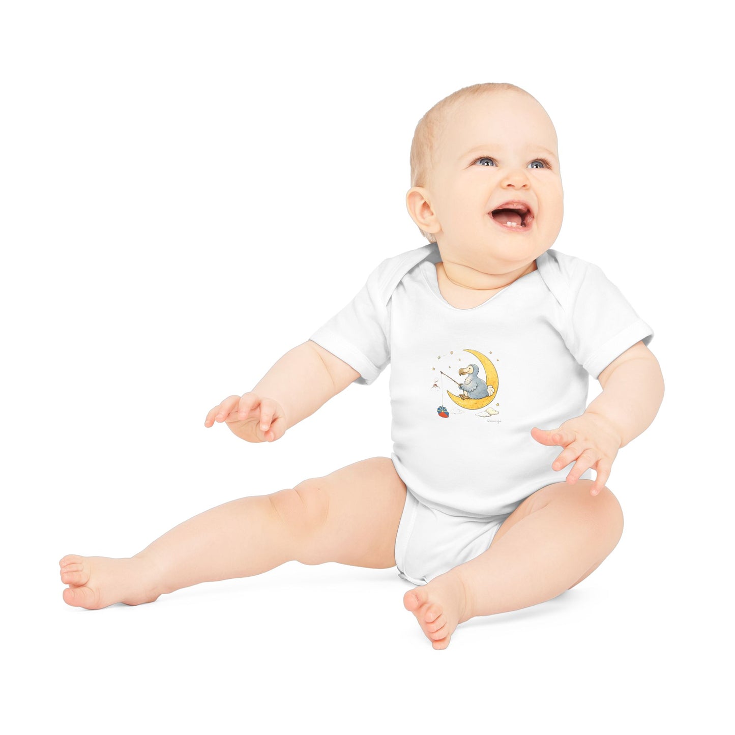 Body Bébé "Dodo Lune", Île de La Réunion, Douceur Coton, Cadeau Naissance,  Confort Coton Bio, Style Unique, Cadeau Parfait