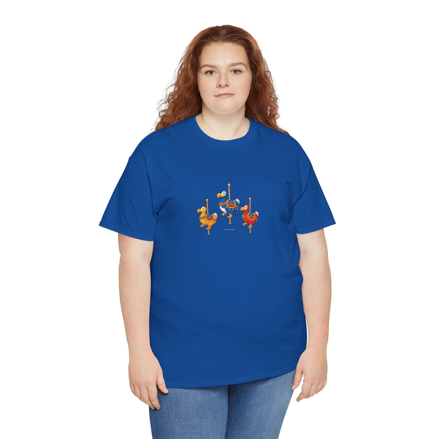 T-shirt Quocumque " Carrousel", Île de La Réunion, Confort Coton, Elégant, Souvenir Unique, Cadeau, Unisexe, Esprit Voyageur, Créole, Bourbon