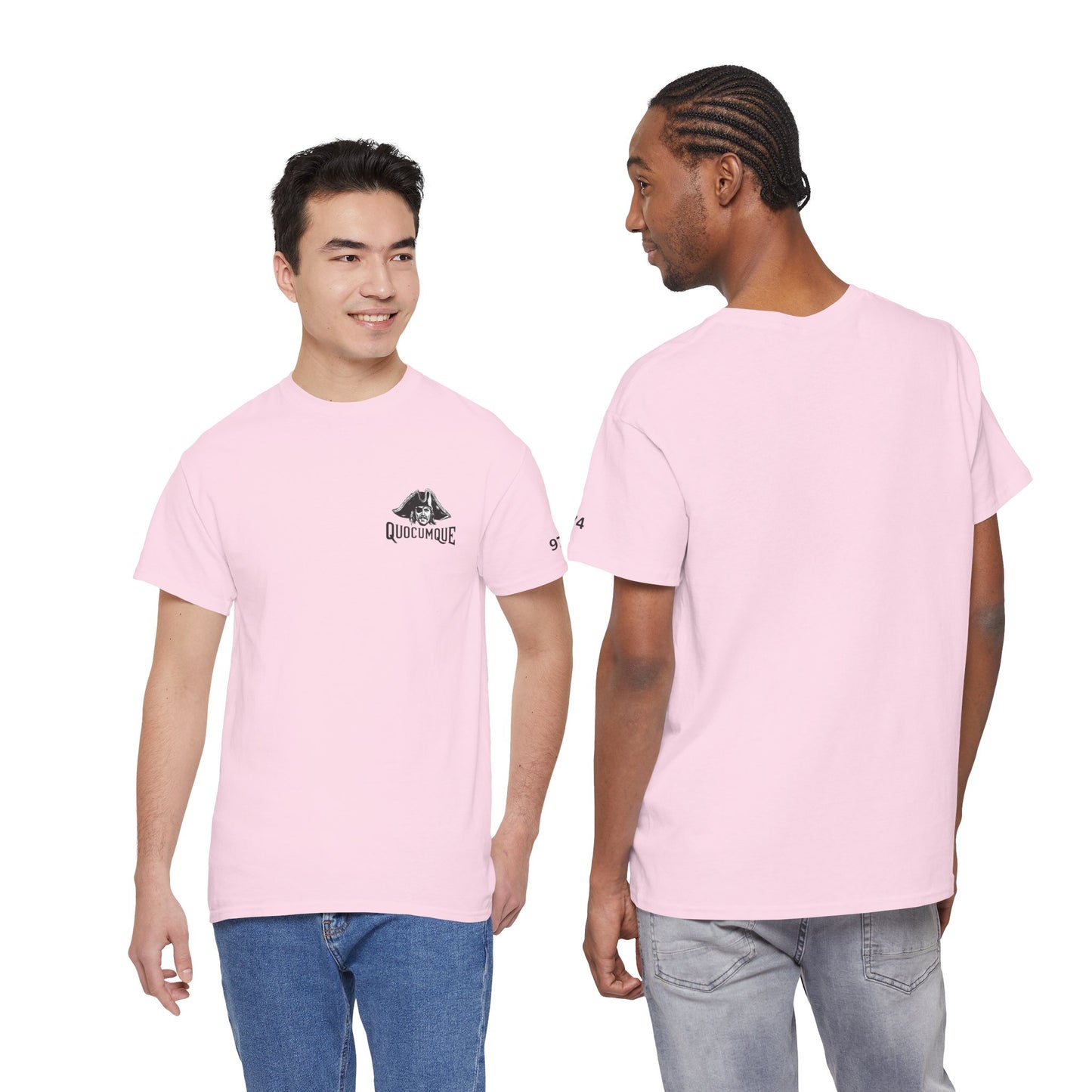 T-shirt Quocumque  "Pirate ", La Réunion, Confort Coton, Sobre, Elégant, Unique, Cadeau, Unisexe, Esprit Voyageur, pour adulte, Homme, Femme