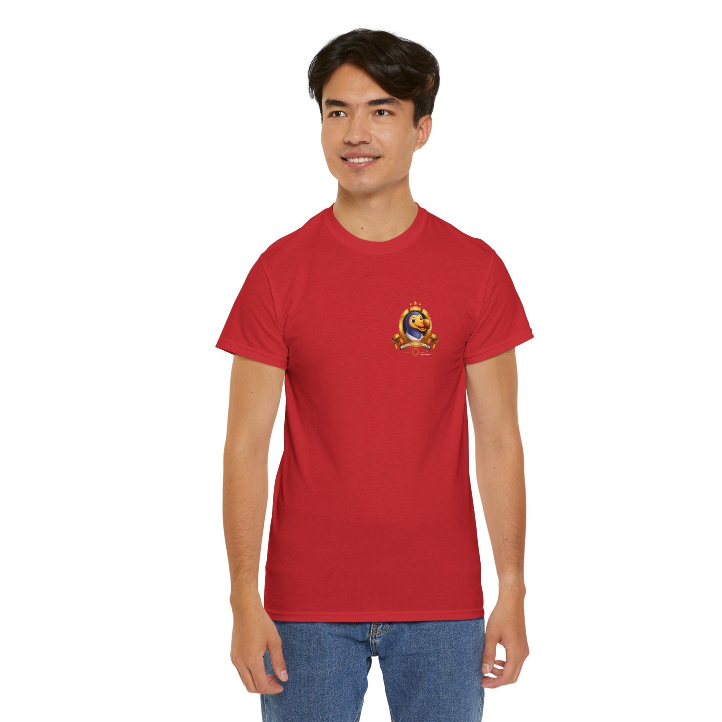 T-shirt Quocumque, " Dodo Cinéma", Discret, Île de La Réunion, Confort Coton, Elégant, Souvenir Unique, Cadeau, Unisexe, Esprit Voyageur, Créole, Bourbon