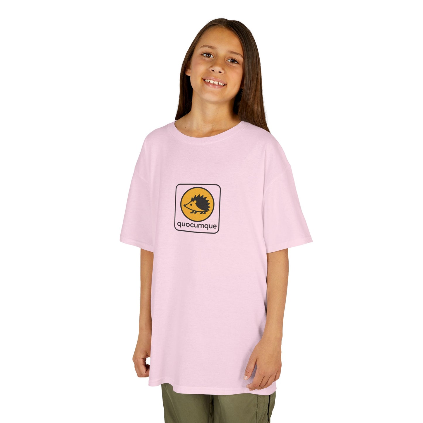 T-shirt Quocumque, "Tangue", Animal Mascotte, Douceur Coton, Pour les enfants de 5-6 ans( Taille XS), Pour les 7-8 ans( taille S), Pour les 9-10 ans( taille M), Pour les 11-12 ans( taille L), Pour les 13-14 ans( taille XL)